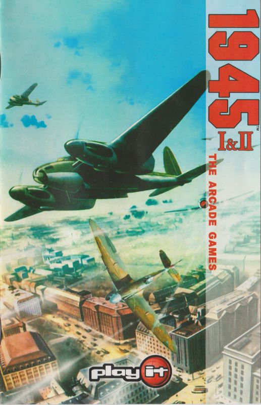 Manual for 1945 I & II: The Arcade Games (PlayStation 2): Front