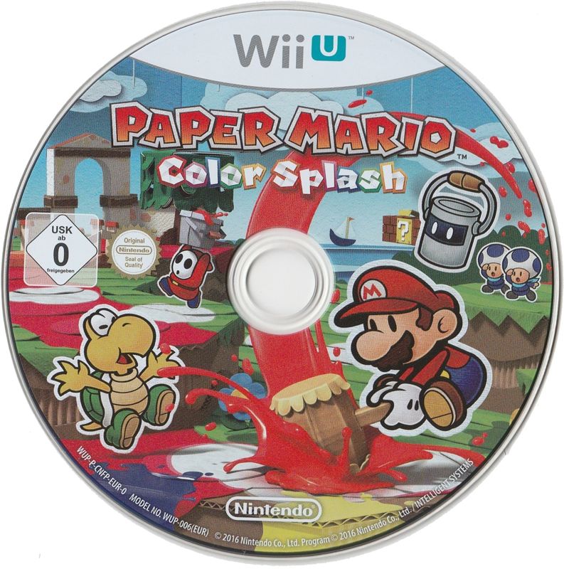 Media for Paper Mario: Color Splash (Wii U)