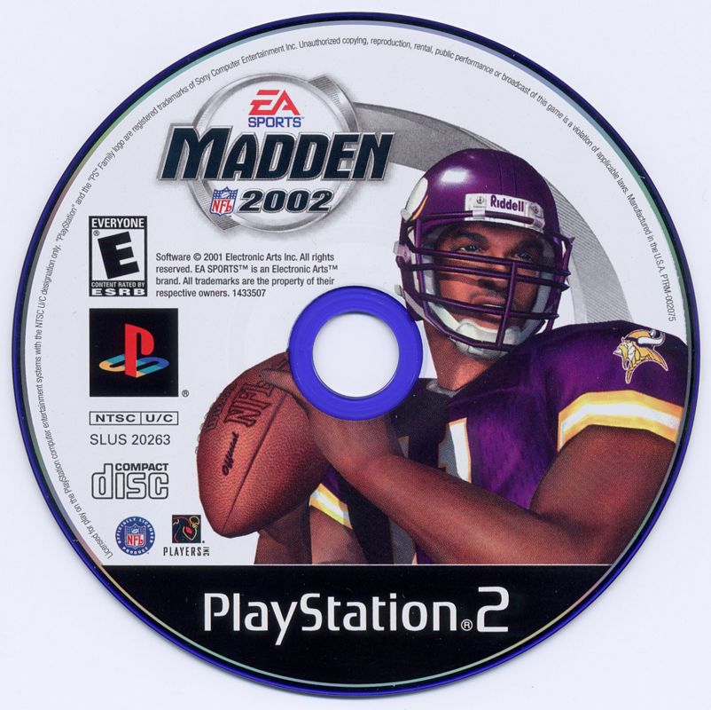 Media for Madden NFL 2002 (PlayStation 2)
