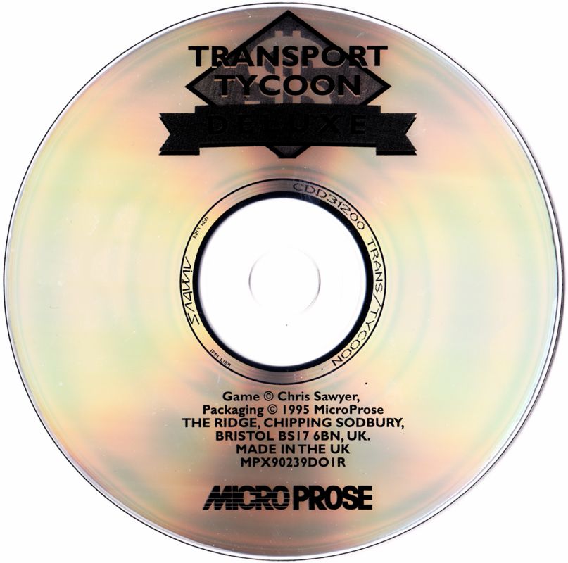 Media for Transport Tycoon Deluxe (DOS)