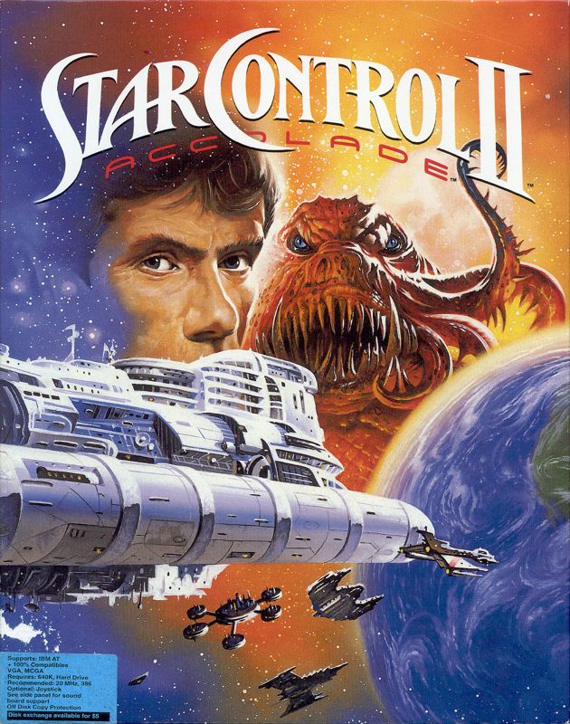 Front Cover for Star Control II (DOS) (3.5" disk release)