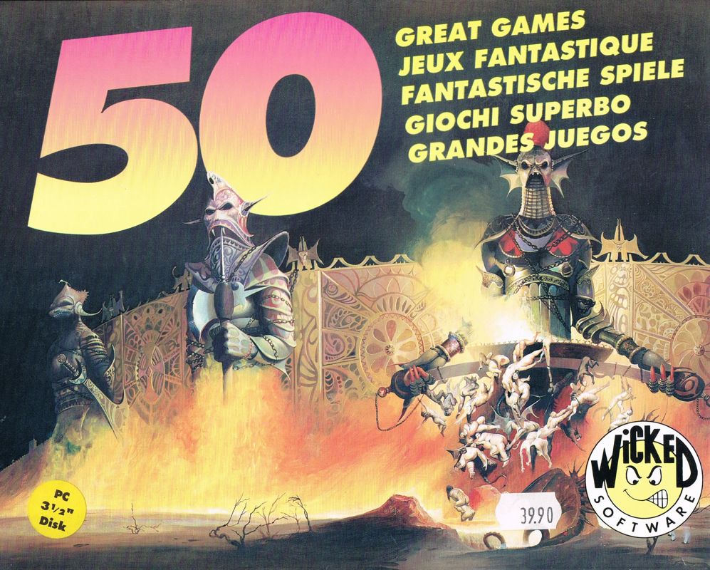 Front Cover for 50 Great Games (DOS)