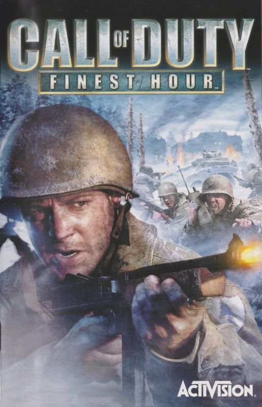 Manual for Call of Duty Trilogy (PlayStation 2): CoD: Finest Hour - Front