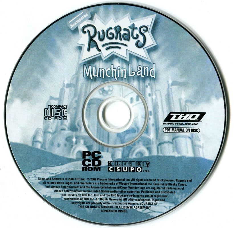 Media for Rugrats Munchin Land (Windows)