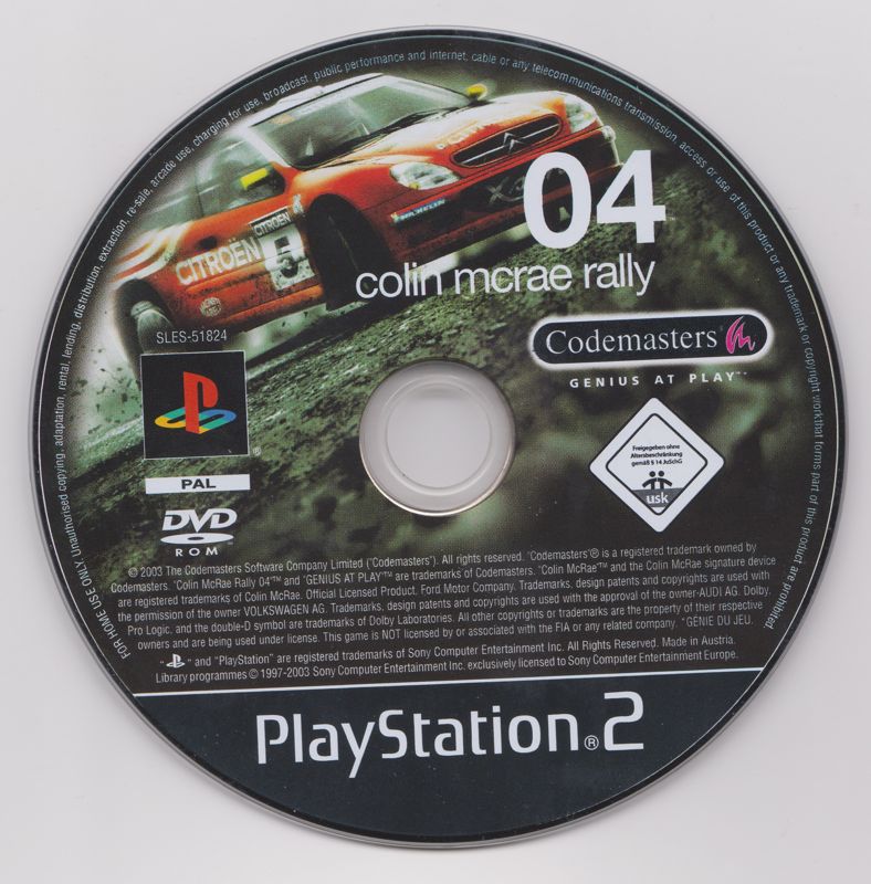 Media for Colin McRae Rally 04 (PlayStation 2)