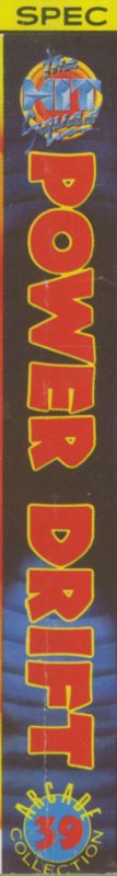Spine/Sides for Power Drift (ZX Spectrum) (The Hit Squad Release)
