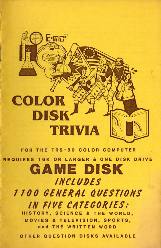 Color Disc English Color Disk Trivia (1984) - MobyGames