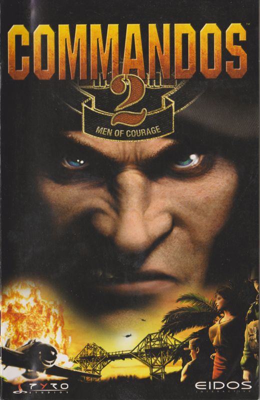 Manual for Commandos 2: Men of Courage (PlayStation 2): Front