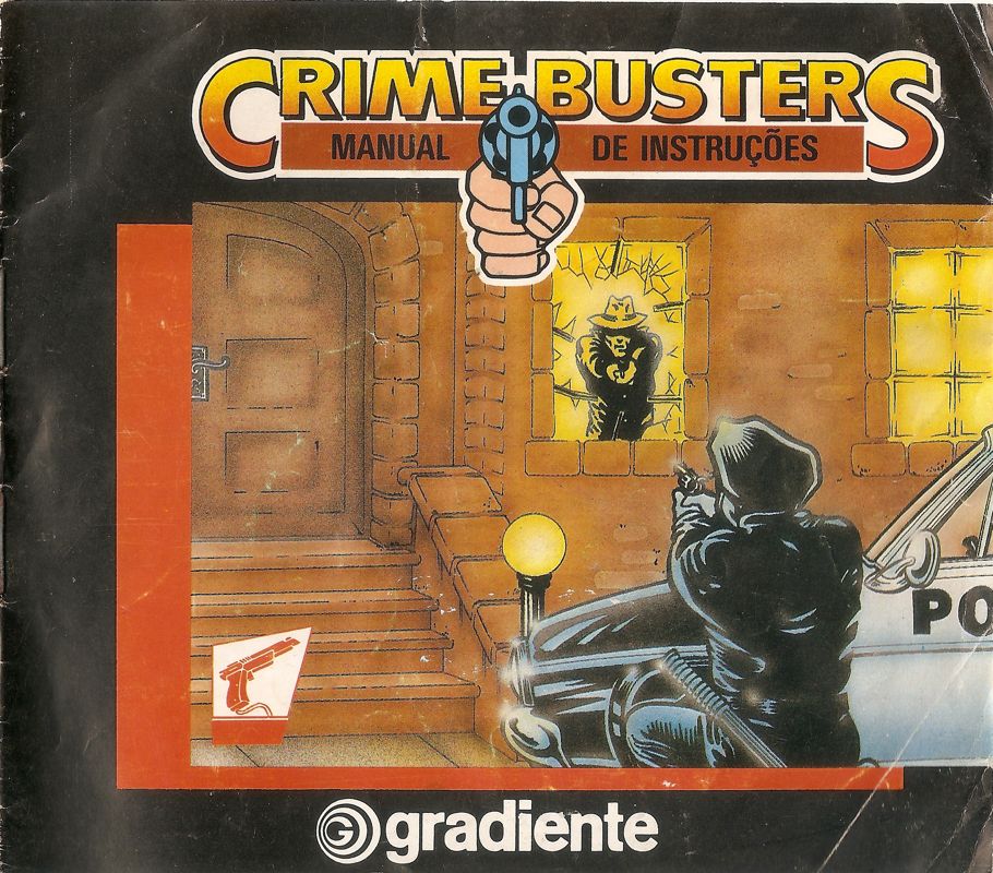 Manual for Crime Busters (NES) (Gradiente release): Front