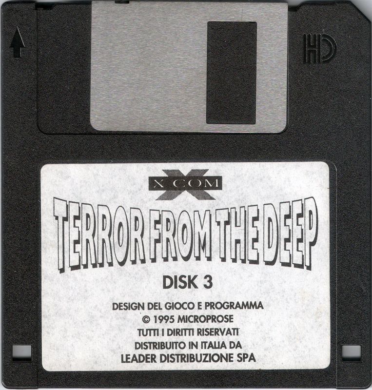 Media for X-COM: Terror from the Deep (DOS): Disk 3