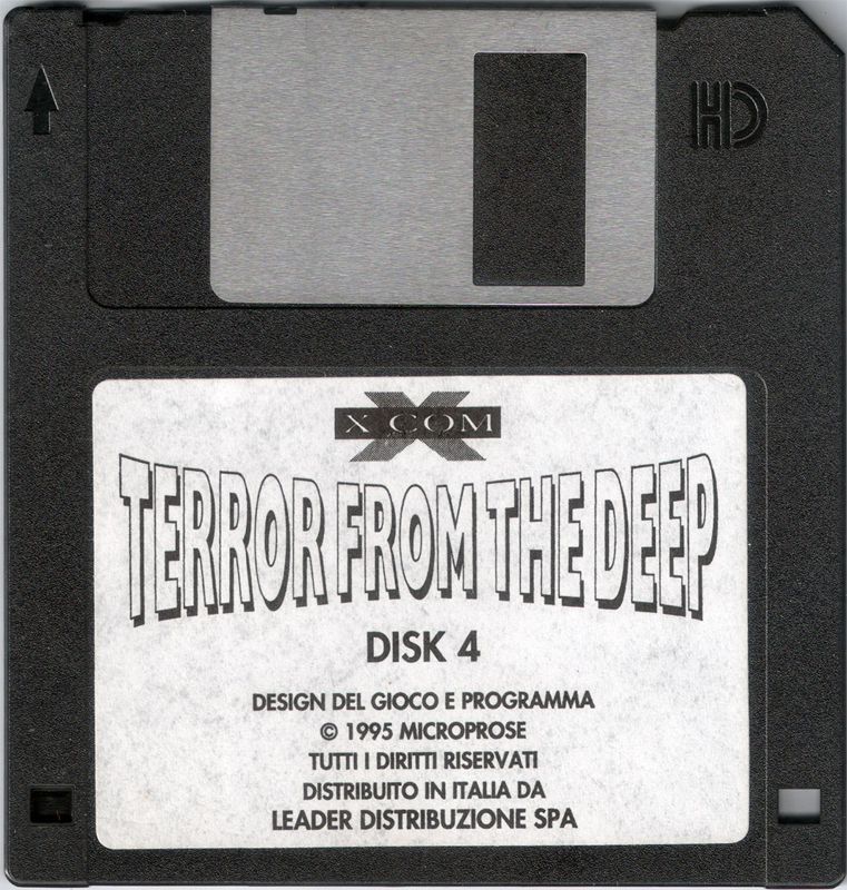 Media for X-COM: Terror from the Deep (DOS): Disk 4