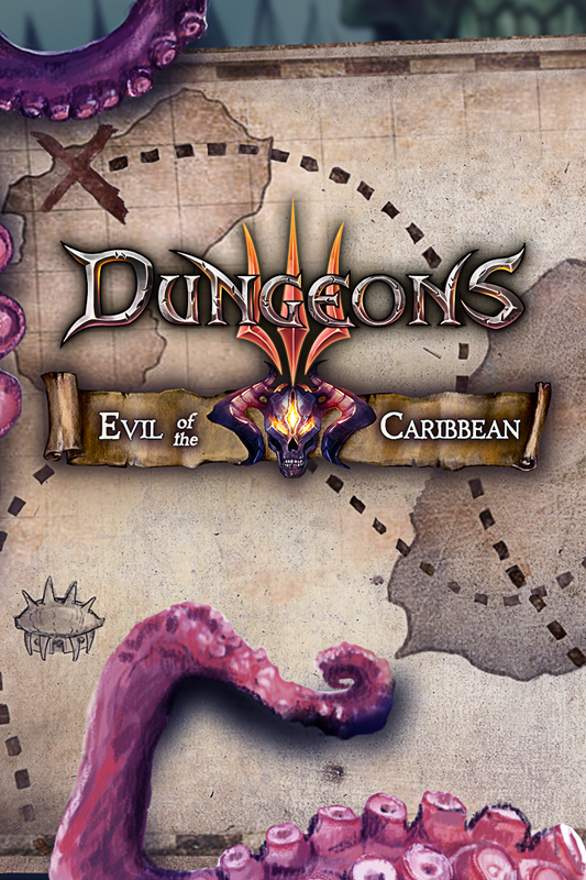 Front Cover for Dungeons III: Evil of the Caribbean (Xbox One) ( download release)