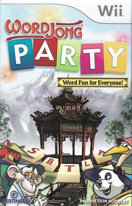 Manual for WordJong Party (Wii)