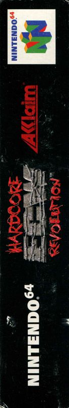 Spine/Sides for ECW Hardcore Revolution (Nintendo 64): Top