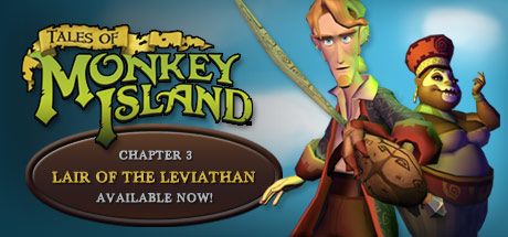 Front Cover for Tales of Monkey Island: Chapter 3 - Lair of the Leviathan (Windows) (Steam release)