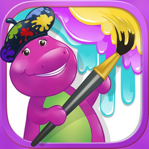 Front Cover for Color with Barney (iPad and iPhone)