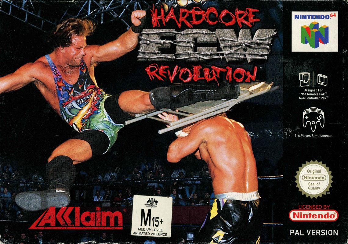 Front Cover for ECW Hardcore Revolution (Nintendo 64)