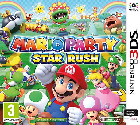 Front Cover for Mario Party: Star Rush (Nintendo 3DS) (eShop release)