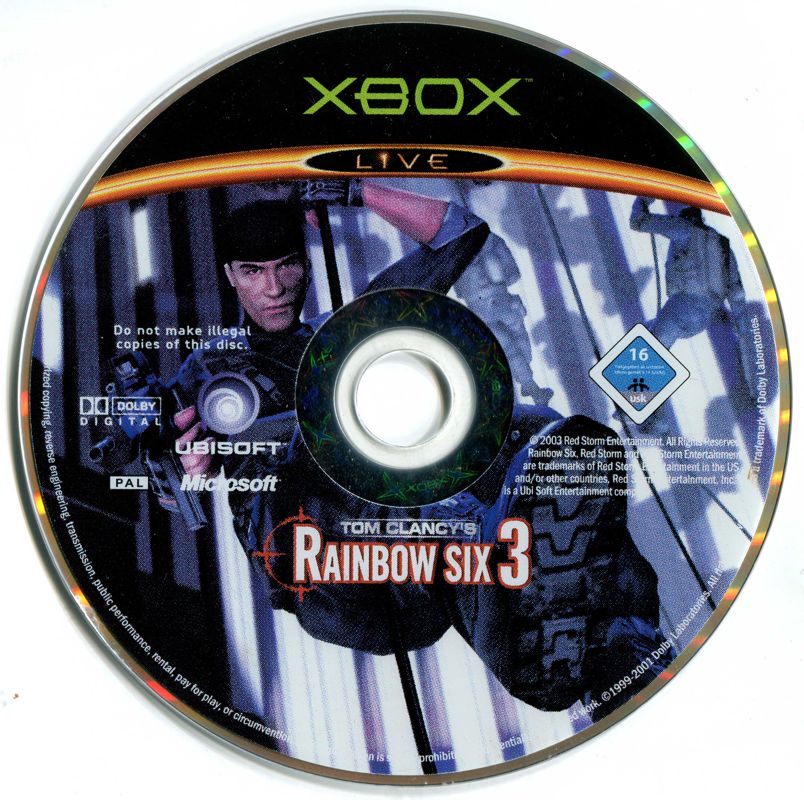 Media for Tom Clancy's Rainbow Six 3 (Xbox)