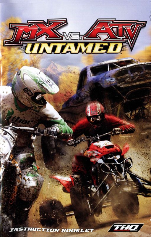 Manual for MX vs. ATV: Untamed (PlayStation 2): Front