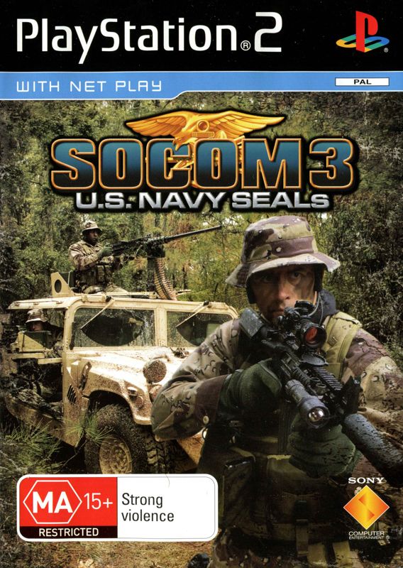 SOCOM 3: U.S. Navy SEALs cover or packaging material - MobyGames