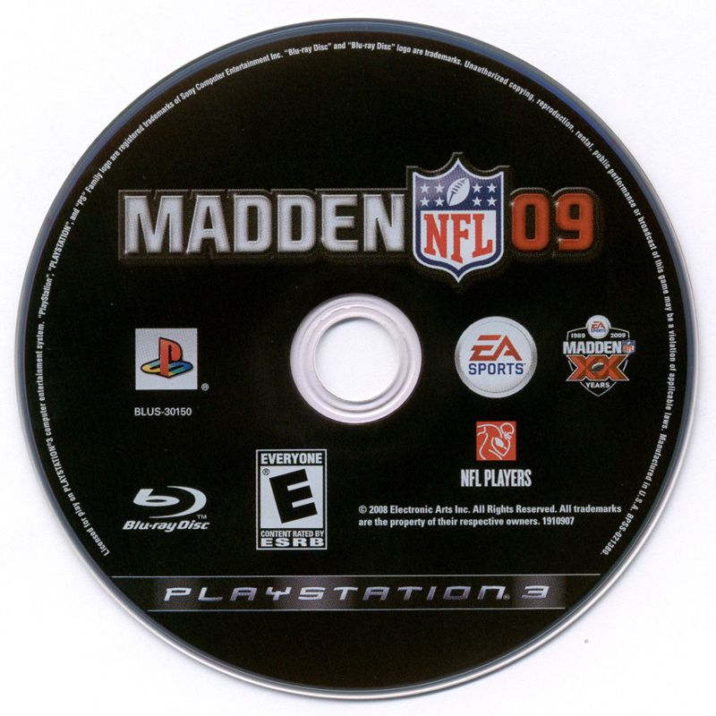 Media for Madden NFL: XX Years (Collector's Edition) (PlayStation 3): Madden NFL 09