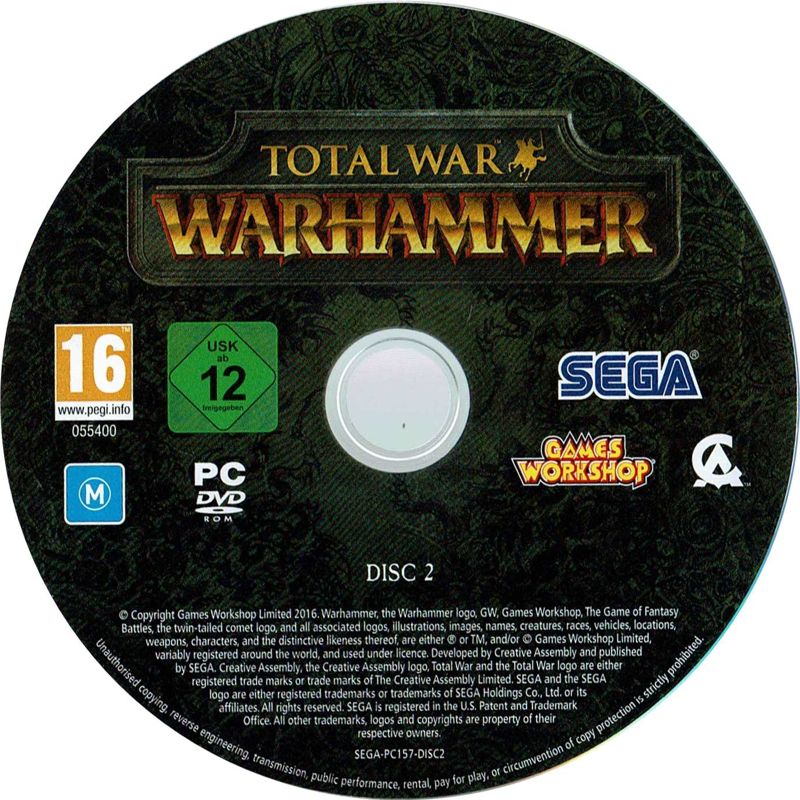 Media for Total War: Warhammer (Windows): Disc 2