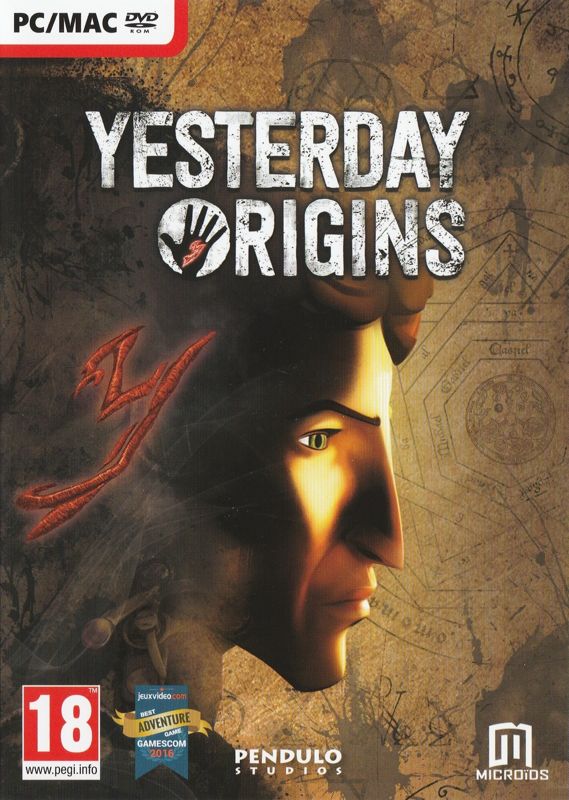 Front Cover for Yesterday: Origins (Macintosh and Windows)
