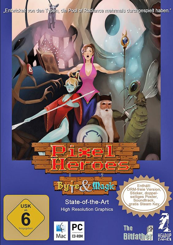 Other for Pixel Heroes: Byte & Magic (Windows) (PC Games 08/2017 covermount): Keep Case - Front (digital)