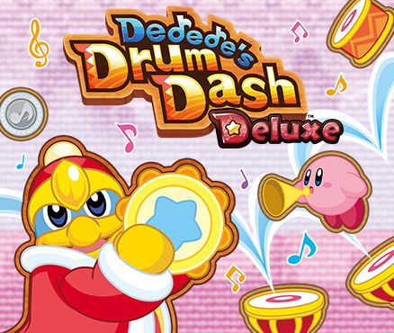 Front Cover for Dedede's Drum Dash Deluxe (Nintendo 3DS) (download release)