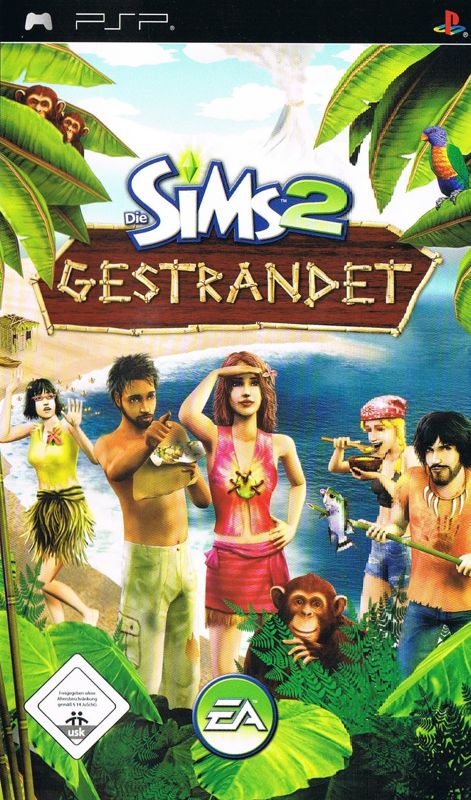 Front Cover for The Sims 2: Castaway (PSP)