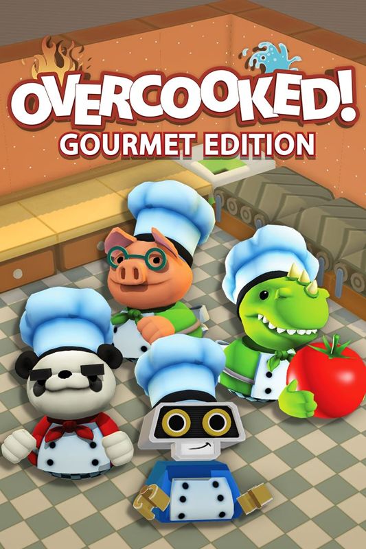 Front Cover for Overcooked!: Gourmet Edition (Xbox One) (Download release)