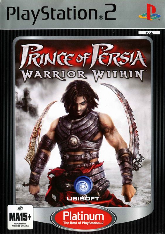 Front Cover for Prince of Persia: Warrior Within (PlayStation 2) (Platinum release)