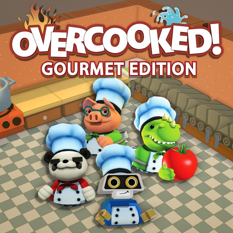 Front Cover for Overcooked!: Gourmet Edition (PlayStation 4) (PSN release)
