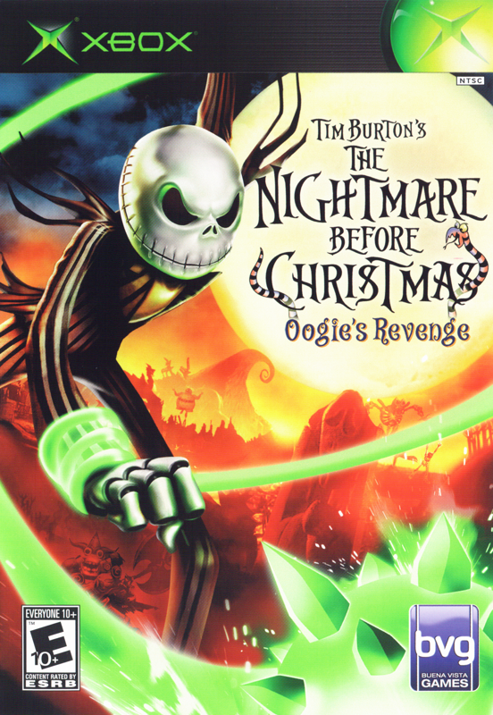 Front Cover for Tim Burton's The Nightmare Before Christmas: Oogie's Revenge (Xbox)