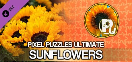 Front Cover for Pixel Puzzles Ultimate: Sunflowers (Windows) (Steam release)