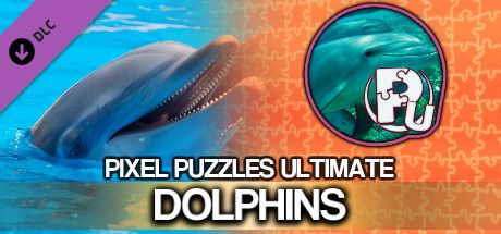 Front Cover for Pixel Puzzles Ultimate: Dolphins (Windows) (Steam release)