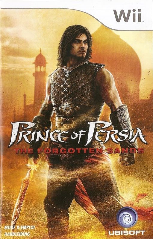 Manual for Prince of Persia: The Forgotten Sands (Wii): Front