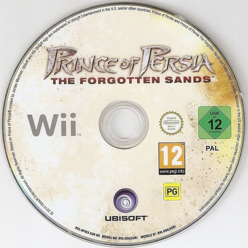 Media for Prince of Persia: The Forgotten Sands (Wii)