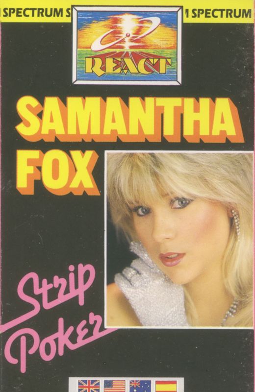 Front Cover for Samantha Fox Strip Poker (ZX Spectrum)