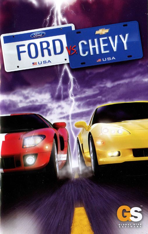 Manual for Ford Vs. Chevy (PlayStation 2): Front