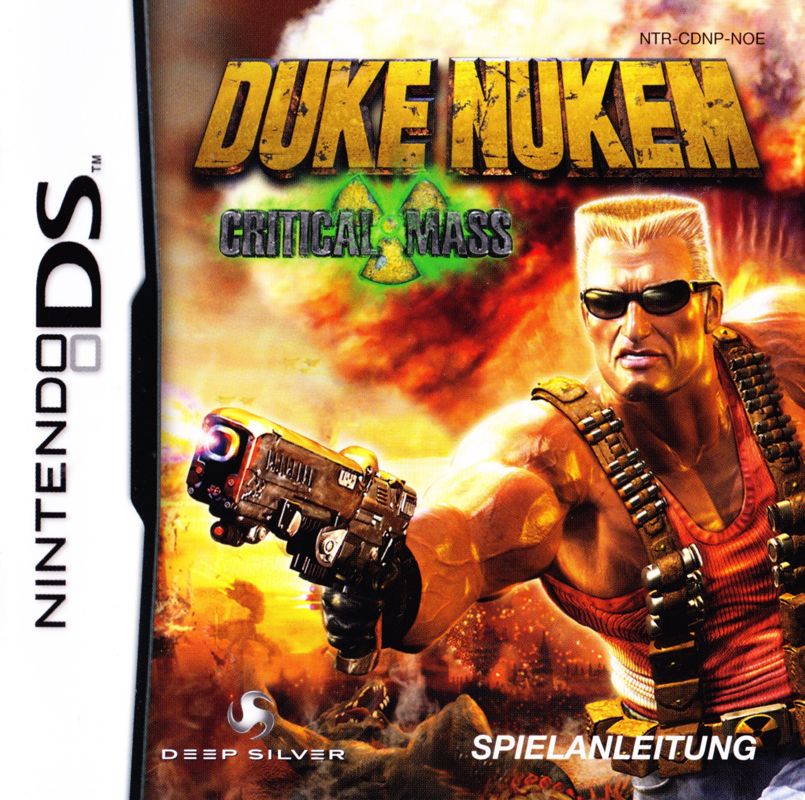 Manual for Duke Nukem: Critical Mass (Nintendo DS): Front