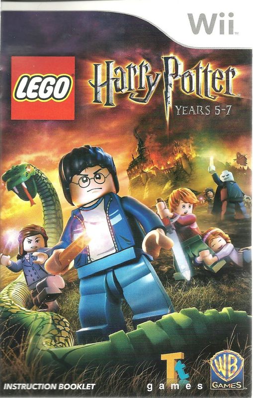 Manual for LEGO Harry Potter: Years 5-7 (Wii): Front