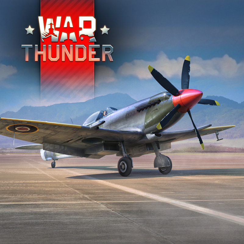 Front Cover for War Thunder: James Prendergast's Spitfire FR Mk.XIVe (PlayStation 4) (download release)