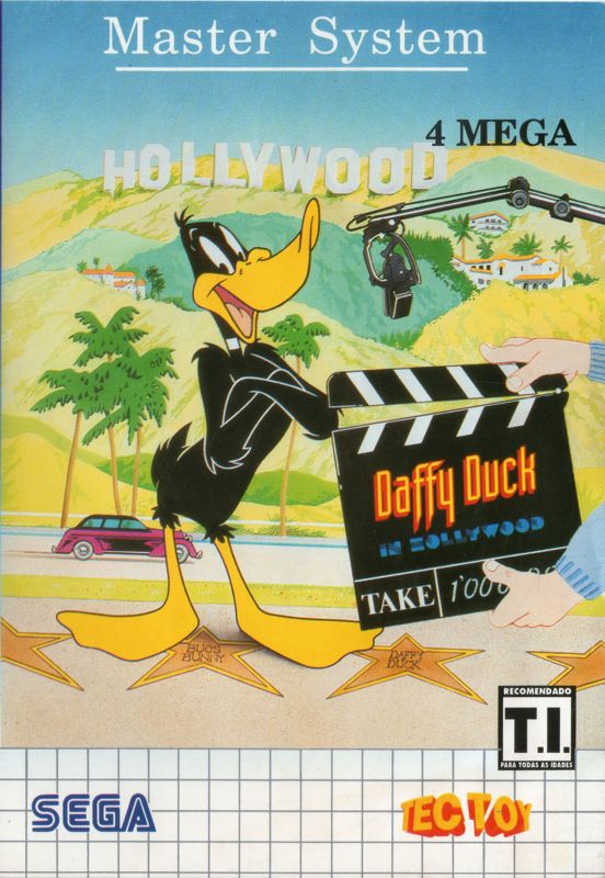 Front Cover for Daffy Duck in Hollywood (SEGA Master System)
