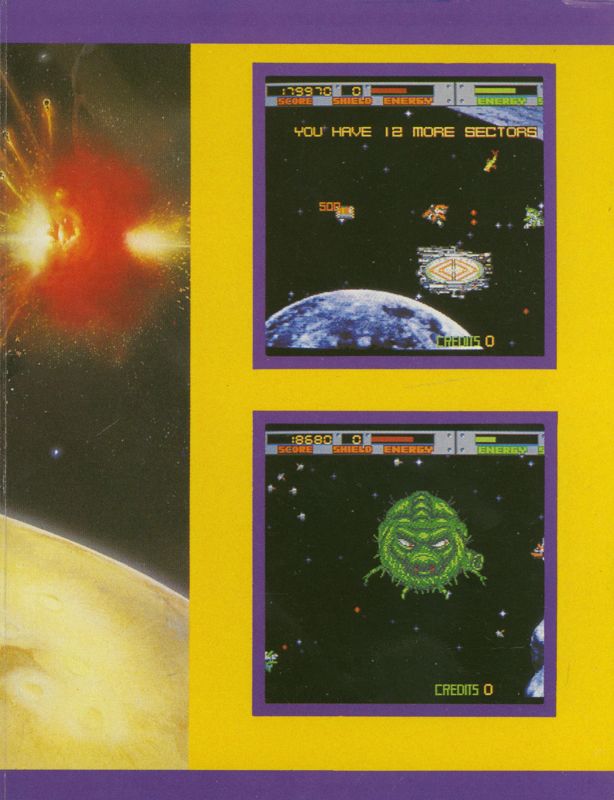 Inside Cover for Blasteroids (ZX Spectrum)