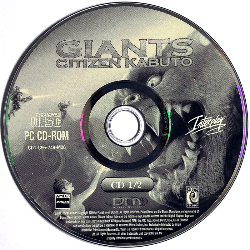 Media for Giants: Citizen Kabuto (Windows): Disc 1