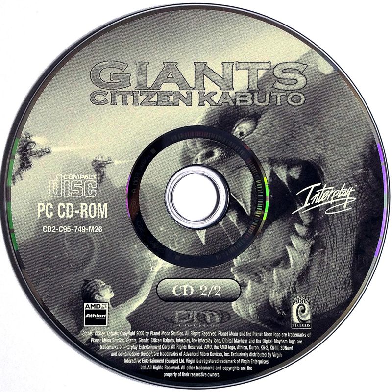Media for Giants: Citizen Kabuto (Windows): Disc 2