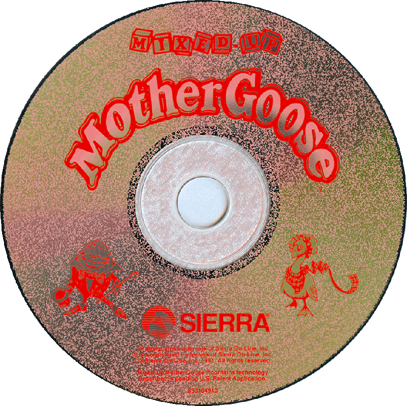 Media for Roberta Williams' Mixed-Up Mother Goose (DOS) (CD-ROM version): English version