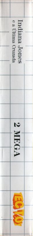 Spine/Sides for Indiana Jones and the Last Crusade: The Action Game (SEGA Master System)